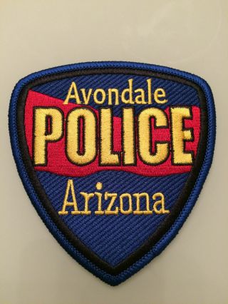 Patch Avondale Police Department Usa Shoulder Flash Arizona Rarity