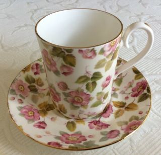 Royal Albert Tea Cup & Saucer Demitasse Pink Chintz Random Rose 
