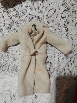 Vintage Barbie Doll Clothing Peachy Fleecy Coat And Hat