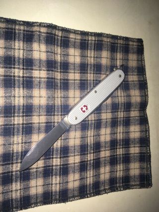 Farmer Pocket Knife,  Victorinox Swiss Army,  Silver Alox