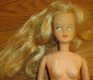 Vintage 1960s Grow Hair Tressy Doll,  American Character Vinyl,  Nude