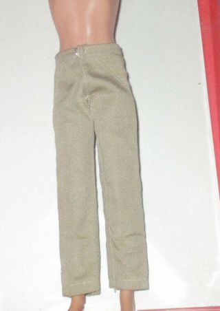 Vintage Ken Beige Zippered Pants Clone Pak - Slacks 60 