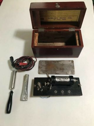 Voltamp Battery No 8 Medical Quackery Device Sibley Minnesota 1899 1901 Patent 5