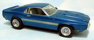 1969 Shelby Mustang With Wired Engine Built Plastic Model