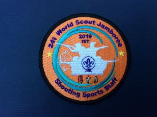 2019 World Scout Jamboree Shooting Sports Ist Staff Patch