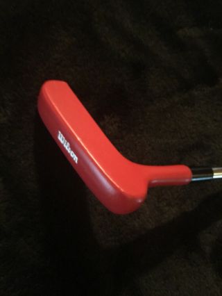 Custom Putter - Wilson 2 Way - Antique Putter Red Color - One Of A Kind 3