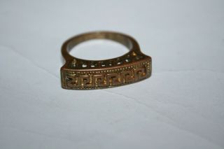 Moroccan Jewelry Antique Copper Berber Ring - Moroccan Jewelry Handcrafted