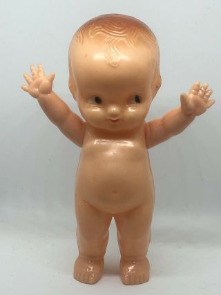 Vintage Irwin Kewpie Doll Made In Usa Hard Plastic,  6 1/2 "