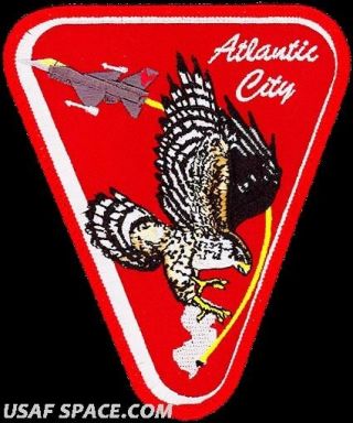 Usaf 119th Fighter Squadron - F - 16 - Atlantic City - Air Force Patch