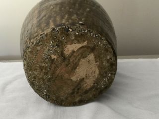 1 gallon Catawba Alkaline Glazed Stoneware Jug Atrributed to Nelson Bass 6