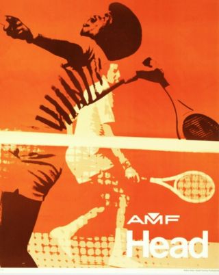 vintage Head AMF Arthur Ashe Tennis racquet Made in the USA 2