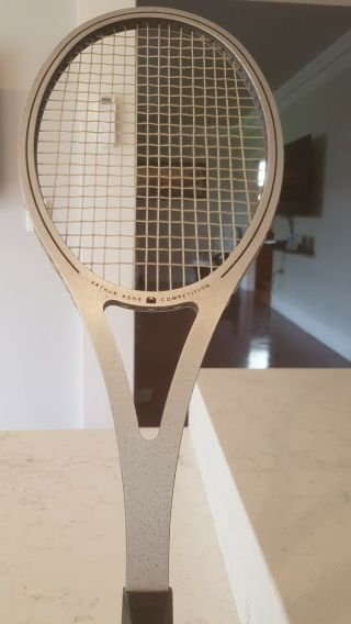 vintage Head AMF Arthur Ashe Tennis racquet Made in the USA 4
