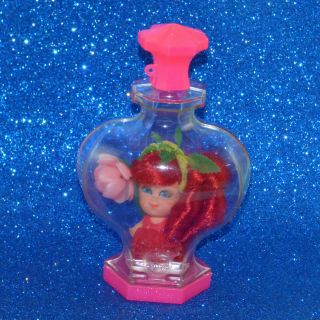 Mattel Vintage Liddle Kiddle KOLOGNE ROSEBUD DOLL Perfume BOTTLE case no stand 3