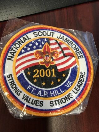 2001 National Boy Scout Jamboree Bsa Jacket Back Patch C - 379