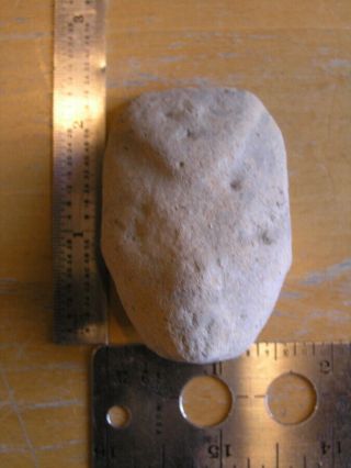 Ancient Pre - Columbian Terra - Cotta Pottery Face Shard 1.  62 " X2.  62 " X1 ",  49 Grams