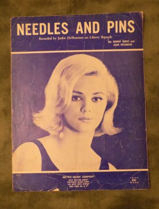 Vintage Needles And Pins Sheet Music - Sonny Bono / Jackie Deshannon