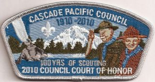 Cascade Pacific Council 2010 Silver Beaver Csp - Sa114