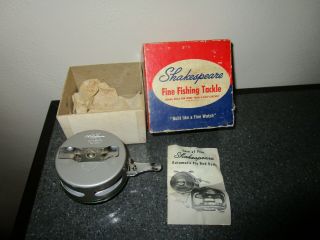 Vintage Shakespeare Ok Automatic No.  1822 Model Ff Fly Reel,  Box Fishing L@@k