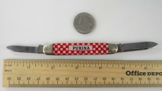 Purina Kutmaster 2 Folding Blade Pocket Knife Vintage 5