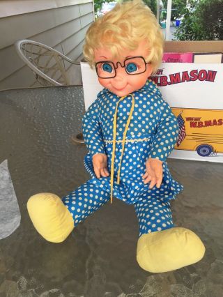 Vintage Talking Mrs Beasley Doll Mattel Toys 1967