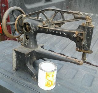 Antique Singer Industrial 29 - 4 Leather Sewing Machine 3
