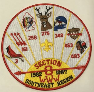 1987 Oa Conclave Jacket Patch Se8 Virginia Mc8