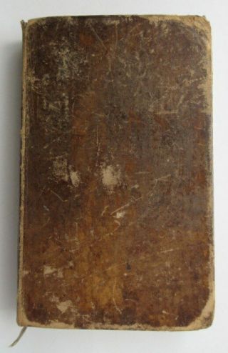 1833 Antique Book Of Common Prayer Leather Book Episcopal Church,  Hymns