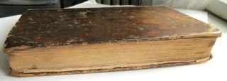 1833 Antique BOOK OF COMMON PRAYER Leather Book Episcopal Church,  Hymns 3