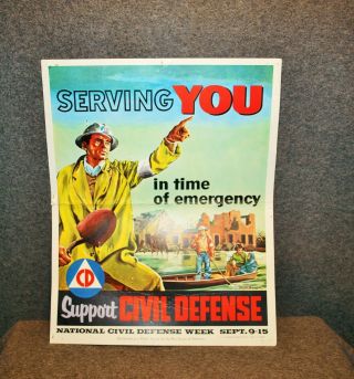 Bsa - Civil Defense Poster…national Civil Defense Week 1956