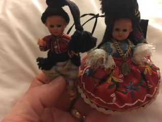 Open/close Eyes Dolls.  Vintage Nazare Dolls Made In Italy Mq Michael Querzola