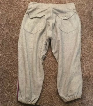 Antique Rawlings Wool Adult Baseball Uniform Jersey Pants Tripppark Scranton PA 7