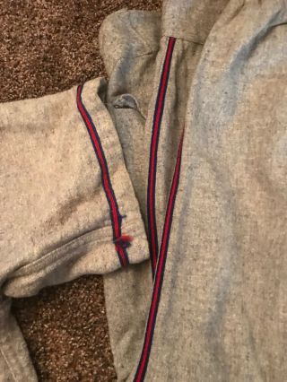 Antique Rawlings Wool Adult Baseball Uniform Jersey Pants Tripppark Scranton PA 8