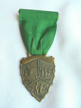 Vintage Boy Scout The Massacre Trail Medal
