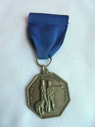 Vintage Boy Scout Lewis And Clark Trail Medal