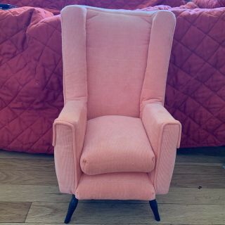 VINTAGE Madame Alexander Cissy Doll Pink Chair 2