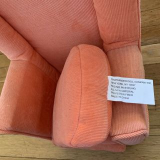VINTAGE Madame Alexander Cissy Doll Pink Chair 5