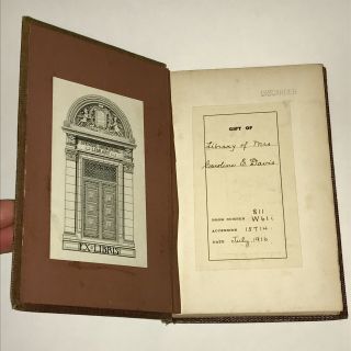 Antique Book Civil War Era Poems Literature Book In War Time John Whittier 1860s 4