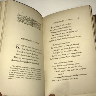 Antique Book Civil War Era Poems Literature Book In War Time John Whittier 1860s 8