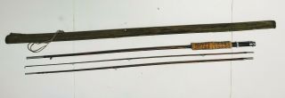 Vintage South Bend 3 - Piece Bamboo Fly Rod 8 - 1/2 