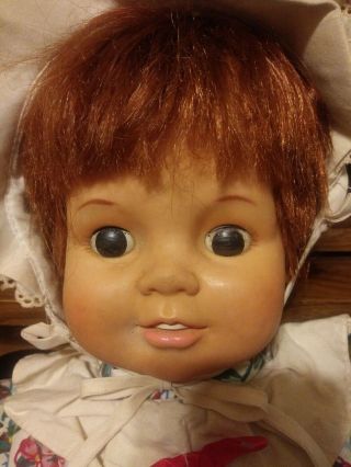 1970 ' s Baby Chrissy Doll 1972/1973Hair Growing [Red Hair] Ideal Toy Corp 2