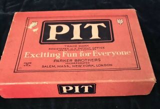 Pit,  Antique Card Game,  1919,  Parker Brothers,  Bull & Bear Edition,  Complete Set