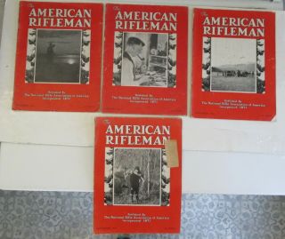 American Rifleman Vintage Magazines 1934 - 1936