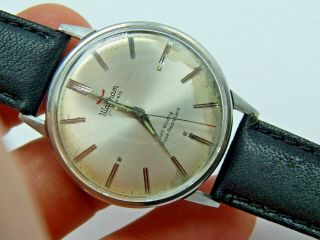 Vintage Stainless Steel Selfwinding Automatic Waltham 17 Jewel Wrist Watch