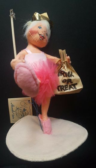 Vintage Annalee Ballerina Tooth Fairy Trick Or Treat 9 " Figure Halloween 1992