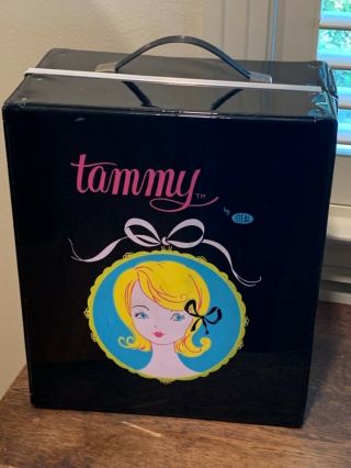 Vintage Extra Large Black Tammy And Family Doll Case By Ideal