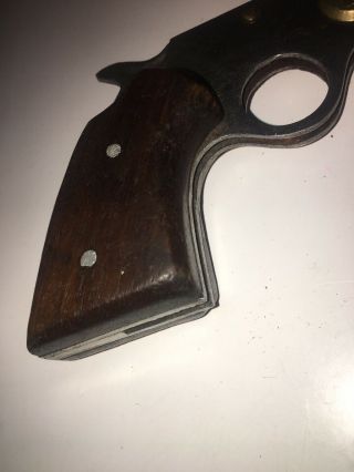 Vintage Knife - Pistol Gun Folding Pocket Knife w/Locking Blade Revolver 8