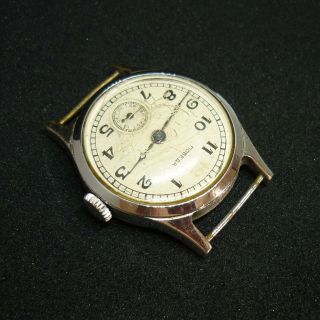 Vintage Soviet Russian POBEDA Red Twelve by 1MChZ mechanical watch 1948 3