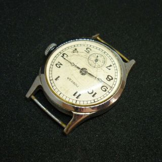Vintage Soviet Russian POBEDA Red Twelve by 1MChZ mechanical watch 1948 4