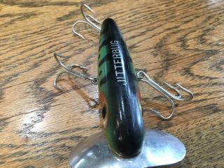 Vintage Fred Arbogast Musky Jitterbug Fishing Lure Antique Tackle Box Bait Bass 5