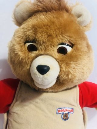 Vintage Teddy Ruxpin 1985 Toy Stuffed Animal Bear Worlds Of Wonder - 2